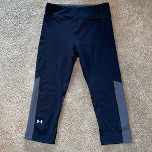 Size M under armour compression capris leggings
